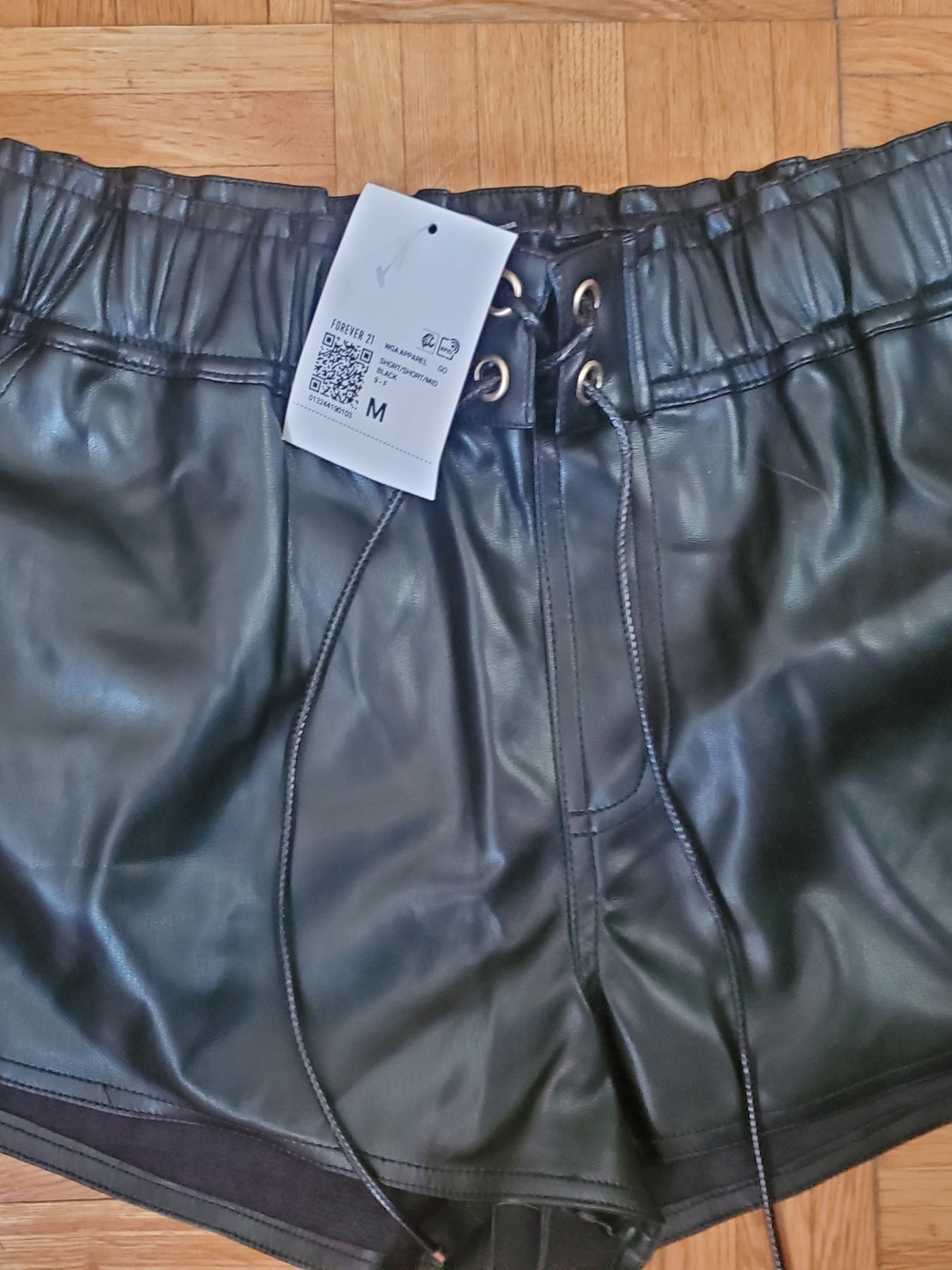 Women's Faux Leather Shorts